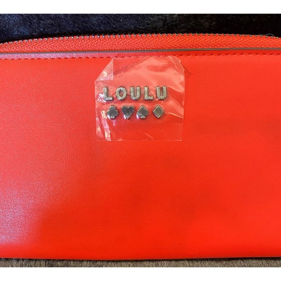 LouLu red wallet purse bag clutch-- new without tags - Picture 2 of 4
